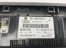 Audi A6 S6 C6 4F Oro kondicionieriaus/ klimato/ pečiuko valdymo blokas (salone) 5HB00883431
