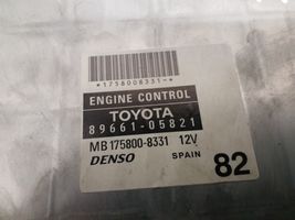 Toyota Avensis T250 Sterownik / Moduł ECU 8966105821