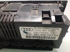 Audi A4 S4 B6 8E 8H Centralina del climatizzatore 8E0820043AA