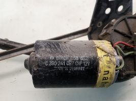 Audi 80 90 B3 Mechanizm i silniczek wycieraczek szyby przedniej / czołowej 390241097