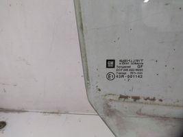 Opel Combo C Front door window glass four-door 43R001142