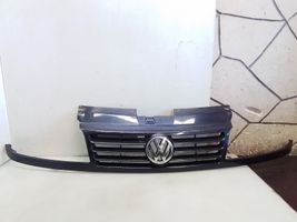 Volkswagen Sharan Front bumper upper radiator grill 