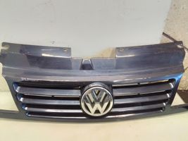 Volkswagen Sharan Front bumper upper radiator grill 