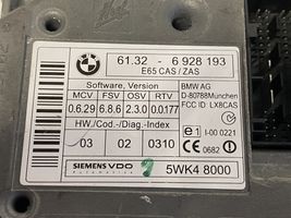 BMW 7 E65 E66 Užvedimo kortelės skaitytuvas 6972688