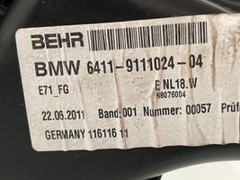 BMW X6 E71 Sisälämmityksen ilmastoinnin korin kokoonpano 6411911102404