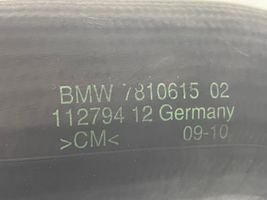 BMW 5 F10 F11 Tube d'admission de tuyau de refroidisseur intermédiaire 7810615