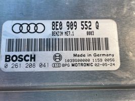 Audi A4 S4 B6 8E 8H Moottorin ohjainlaite/moduuli 0261208041