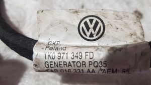 Volkswagen Eos Faisceau de câbles générateur d'alternateur 1K0971349FD