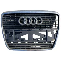 Audi A6 S6 C6 4F Etupuskurin ylempi jäähdytinsäleikkö 4F0853651