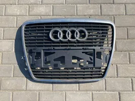 Audi A6 S6 C6 4F Rejilla superior del radiador del parachoques delantero 4F0853651