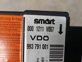 Smart ForTwo I Sterownik / Moduł Airbag 0001211V007