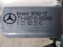 Mercedes-Benz S W221 Motorino alzacristalli della portiera anteriore A2218202942