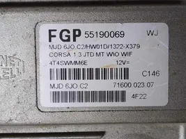 Opel Corsa C Sterownik / Moduł ECU 55190069