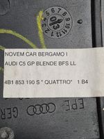 Audi A6 Allroad C5 Kojelaudan hansikaslokeron lista 4B1853190S