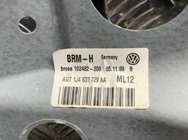 Volkswagen Bora Mechanizm podnoszenia szyby przedniej bez silnika 1J4837729AA