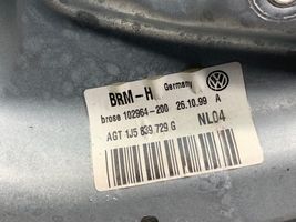 Volkswagen Bora Mechanizm podnoszenia szyby tylnej bez silnika 1J5839729G