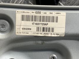 Volkswagen Touran I Etuikkunan nostomekanismi ilman moottoria 1T1837729AP