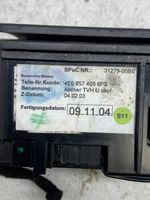 Audi A8 S8 D3 4E Takaoven tuhkakuppi 4E0857405