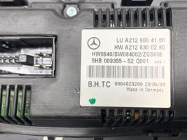 Mercedes-Benz E W212 Ilmastoinnin ohjainlaite A2129004100