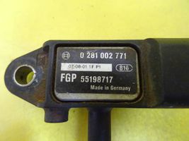 Opel Zafira B Capteur de pression des gaz d'échappement 0281002771