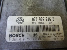 Volkswagen Touareg I Sterownik / Moduł ECU 070906016D