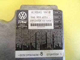 Volkswagen PASSAT B6 Turvatyynyn ohjainlaite/moduuli 5NO959655J