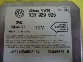 Skoda Octavia Mk1 (1U) Centralina/modulo airbag 1C0909605