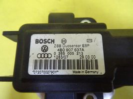 Audi A4 S4 B5 8D ESP acceleration yaw rate sensor 4B0907637A