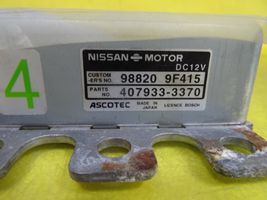 Nissan Primera Sterownik / Moduł Airbag 988209F415