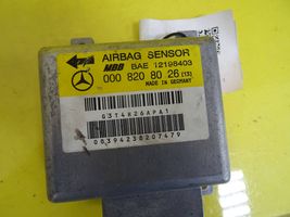 Mercedes-Benz C W202 Module de contrôle airbag 0008208026