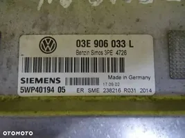 Volkswagen Polo IV 9N3 Centralina/modulo del motore 03E906033L