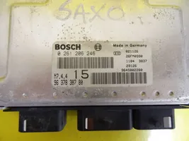 Citroen Saxo Sterownik / Moduł ECU 0261206246