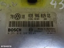 Volkswagen PASSAT B5.5 Variklio valdymo blokas 038906019GS