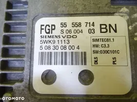 Opel Signum Unidad de control/módulo del motor 55558714