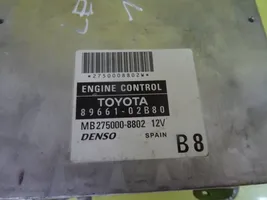 Toyota Corolla E120 E130 Calculateur moteur ECU 89661-02B80