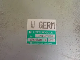 Isuzu Trooper Sterownik / Moduł ECU 8943153500