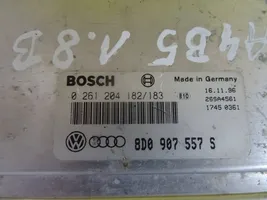 Audi A4 S4 B5 8D Moottorin ohjainlaite/moduuli 8D0907557S