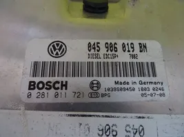 Volkswagen Fox Sterownik / Moduł ECU 0281011721