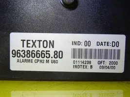 Citroen Evasion Hälytyksen ohjainlaite/moduuli 963866580