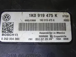 Volkswagen Caddy Pysäköintitutkan (PCD) ohjainlaite/moduuli 1K0919475K