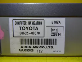 Toyota Avensis T250 Unité de navigation Lecteur CD / DVD 08662-00870