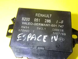 Renault Espace -  Grand espace IV Parkavimo (PDC) daviklių valdymo blokas 8200051286F