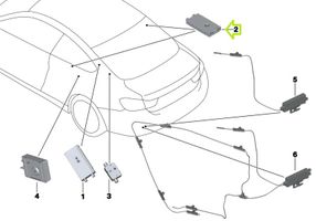 BMW 4 F32 F33 Antenos stiprintuvas 9273668