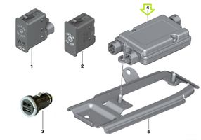 BMW X3 F25 Centralina USB 9355549