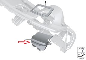 BMW 3 F30 F35 F31 Экран дисплея вверх 6820853