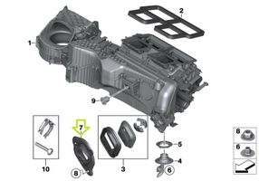 BMW M4 F82 F83 Oro kondicionieriaus kita detalė 9207093