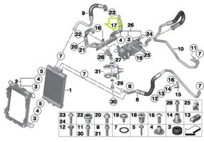 BMW M2 F87 Kita variklio skyriaus detalė 7628760