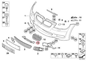 BMW 3 E92 E93 Etupuskuri 8044389