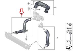 Mini One - Cooper F56 F55 Turbocompresseur 8616211