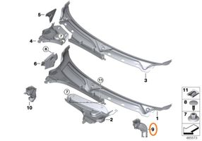 Mini One - Cooper F56 F55 Kita variklio skyriaus detalė 51717301017